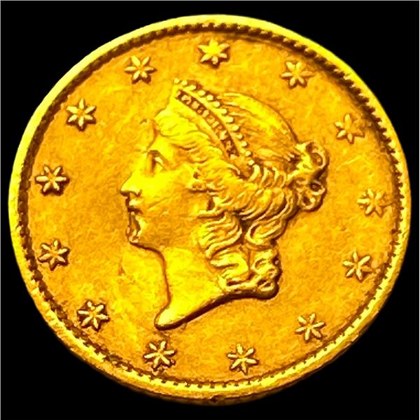 1849 Gold $1 Liberty Head Type 1 UNCIRCULATED