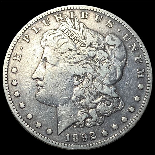 1892-S Silver Morgan Dollar NEARLY  UNCIRCULATED