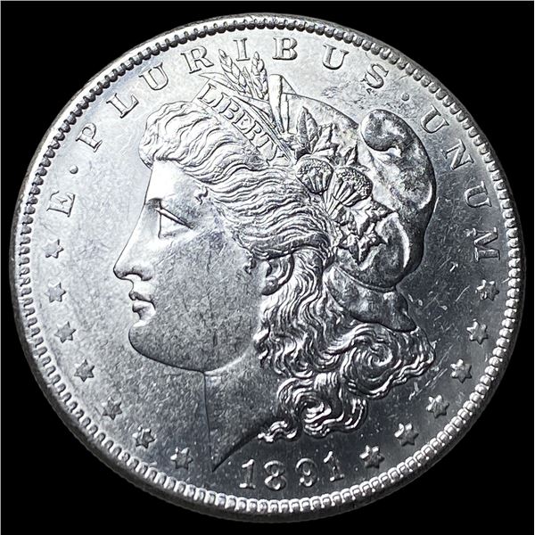 1891-S Silver Morgan Dollar CHOICE BU