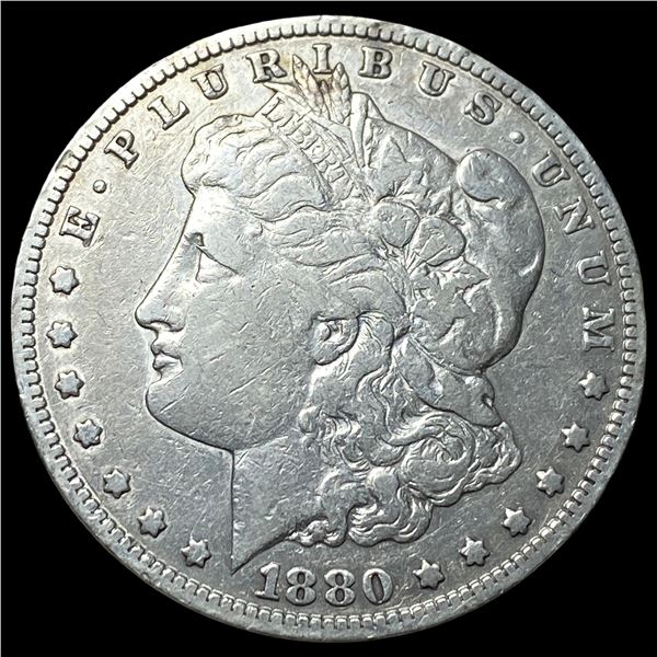 1880-CC Silver Morgan Dollar LIGHTLY  CIRCULATED
