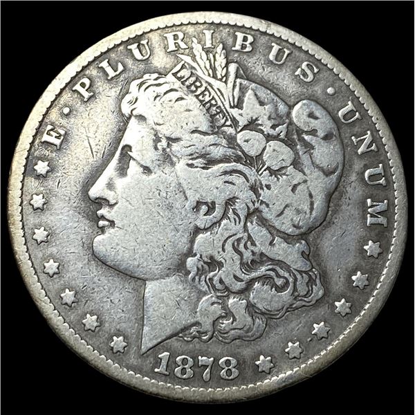 1878-CC Silver Morgan Dollar NEARLY  UNCIRCULATED