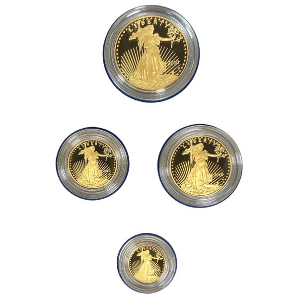 2010 American Eagle Gold PF 4 Coin Set 1/10-1oz