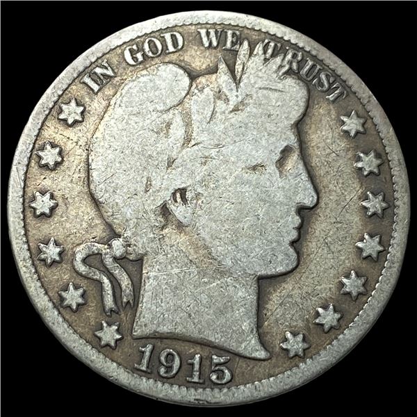 1915-S Barber Half Dollar NICELY CIRCULATED