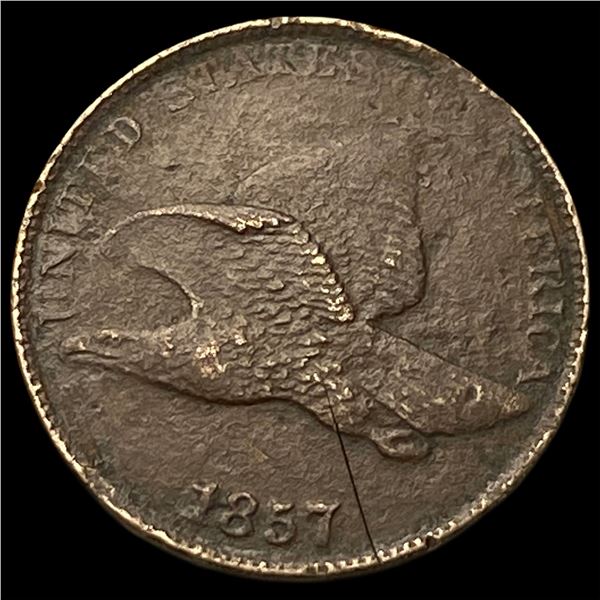 1857 Flying Eagle Cent CLOSELY UNCIRCULATED