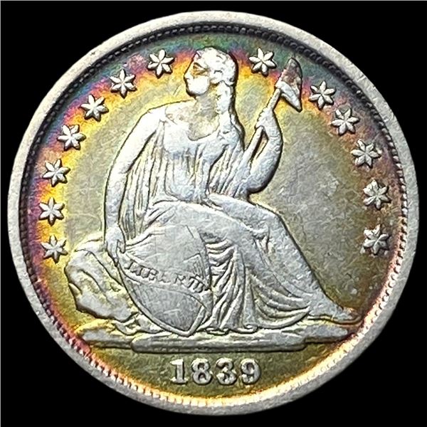 1839-O Silver Seated Liberty Dime LIGHTLY   CIRCULATED