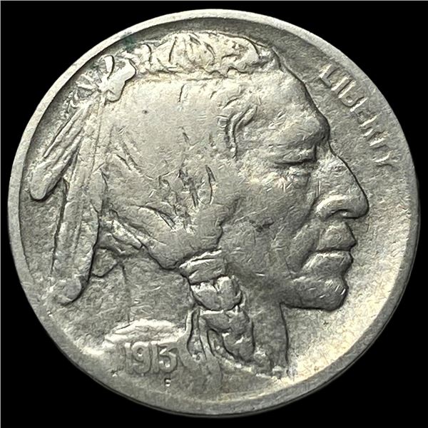 1913-S Type 2 Buffalo Nickel NEARLY UNCIRCULATED