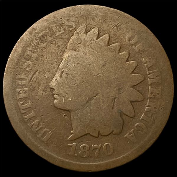 1870 Indian Head Cent  CLOSELY UNCIRCULATED
