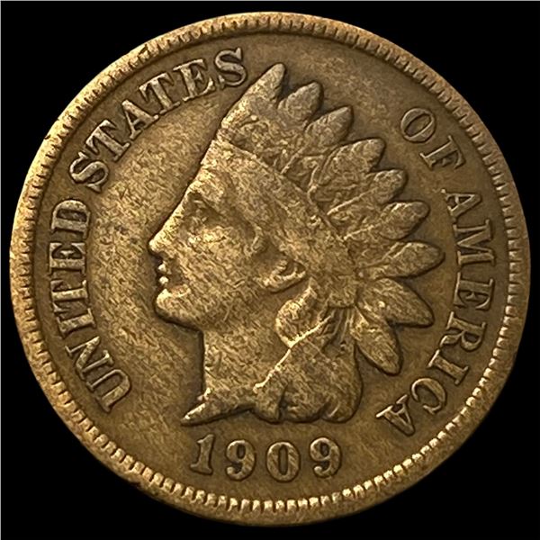 1909-S Indian Head Cent NICELY CIRCULATED