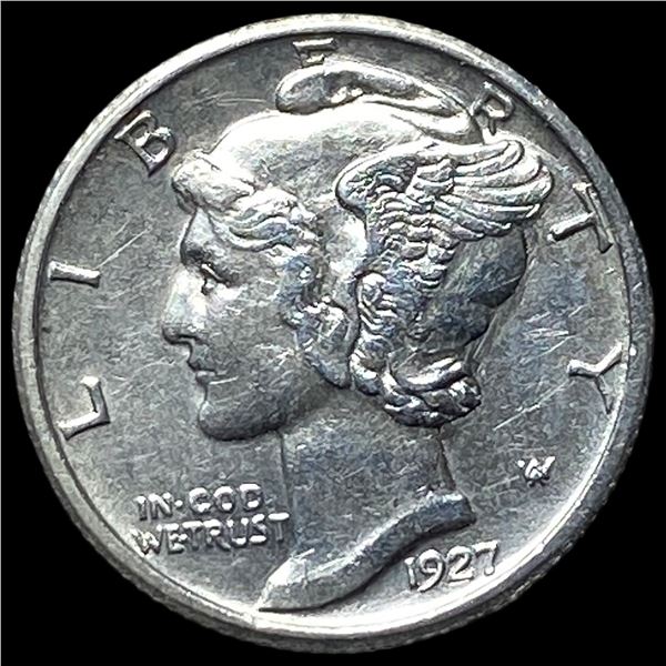 1927-S Silver Mercury Dime CLOSELY   UNCIRCULATED
