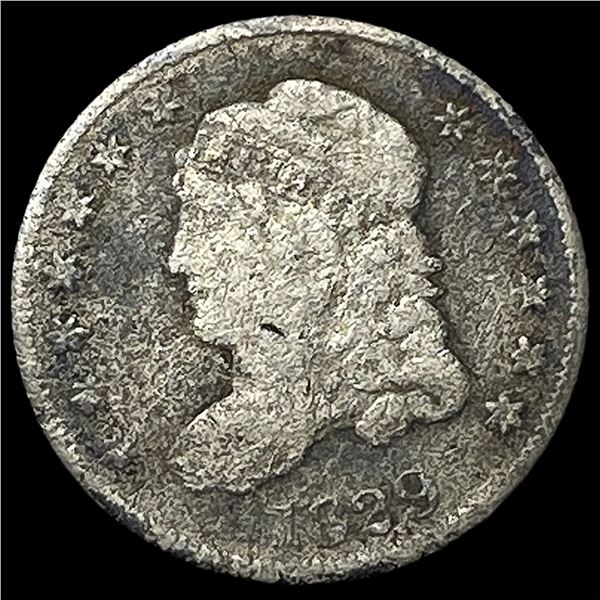 1829 Capped Bust Half Dime NICELY CIRCULATED