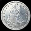 Image 1 : 1853 Arrows/Rays Seated Liberty Silver   Quarter CLOSELY UNCIRCULATED