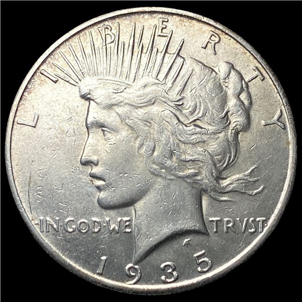 1935-S Silver Peace Dollar CLOSELY   UNCIRCULATED