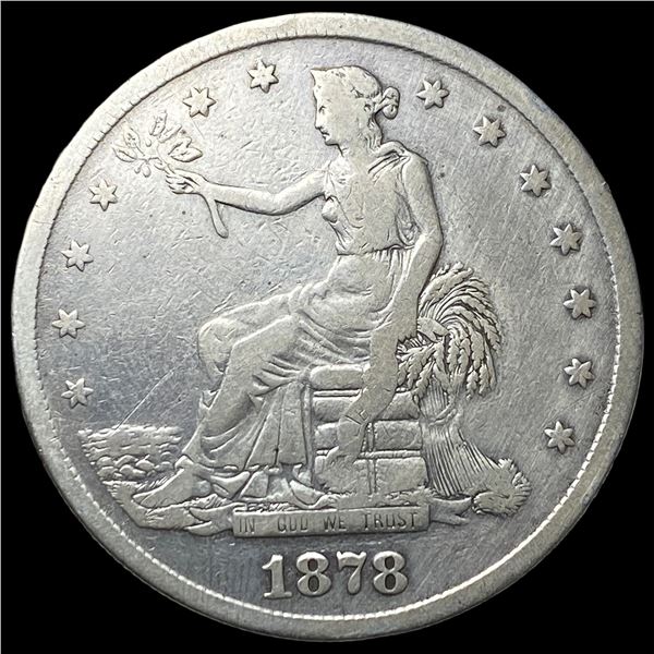1878-S Silver Trade Dollar LIGHTLY CIRCULATED