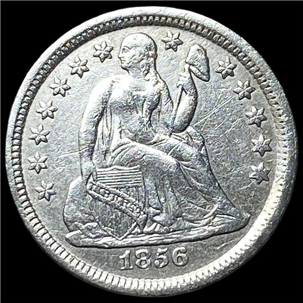 1856 Silver Seated Liberty Dime CLOSELY   UNCIRCULATED