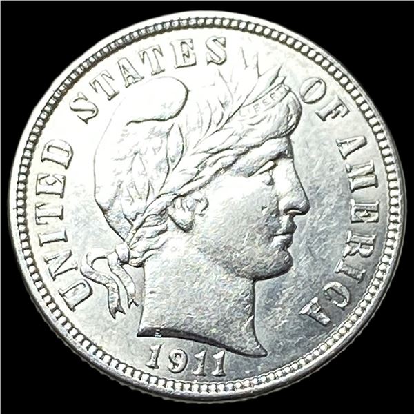 1911 Silver Barber Dime UNCIRCULATED