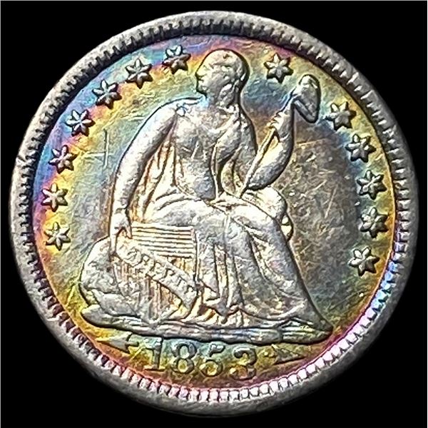 1853-O Arrows Seated Liberty Half Dime HIGH   GRADE