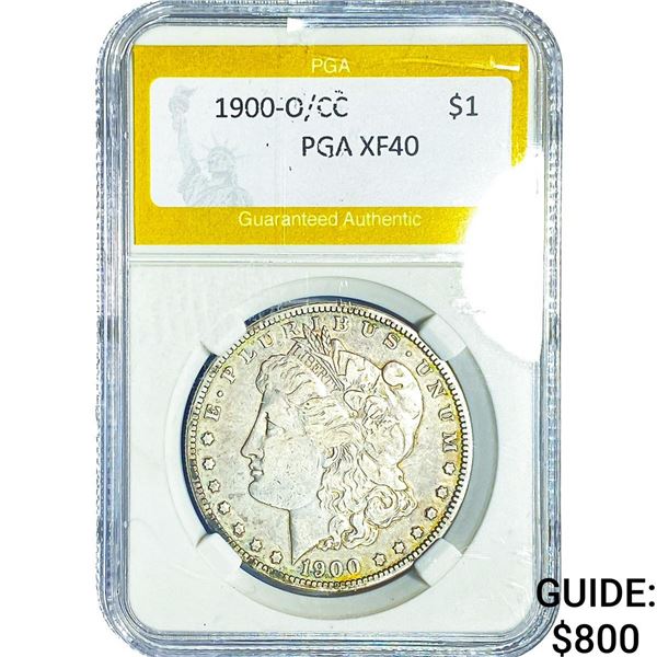 1900-O/CC Morgan Silver Dollar PGA XF40
