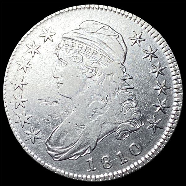 1810 Silver Capped Bust Half Dollar CLOSELY   UNCIRCULATED