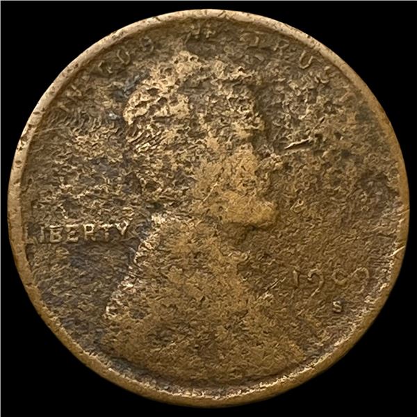1909-S VDB Lincoln Wheat Cent HIGH GRADE