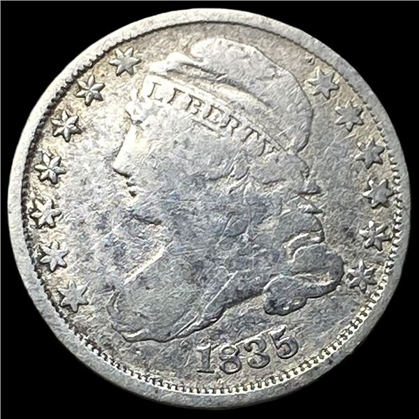 1835 Capped Bust Dime NICELY CIRCULATED