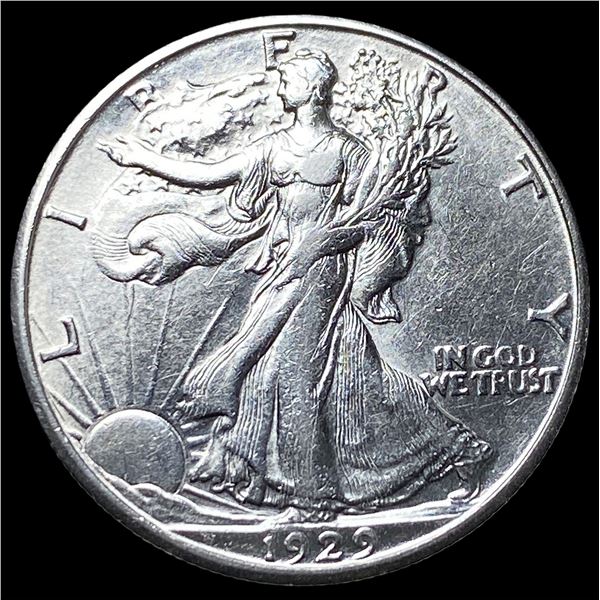 1929-D Silver Walking Liberty Half Dollar   CLOSELY UNCIRCULATED