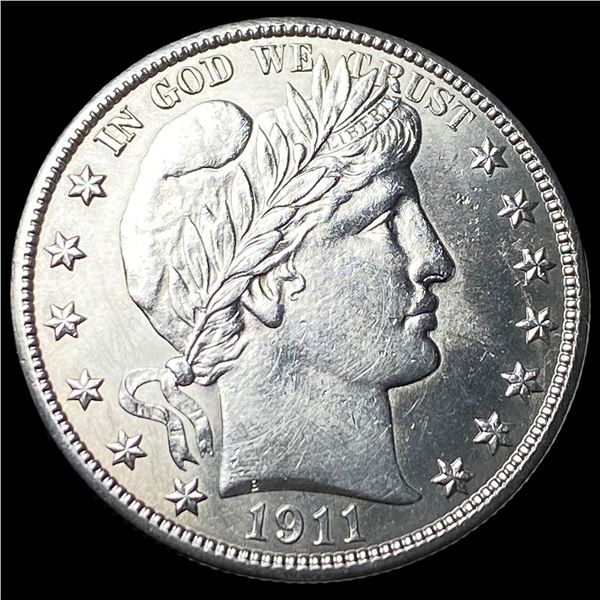 1911 Silver Barber Half Dollar UNCIRCULATED