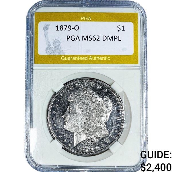 1879-O Morgan Silver Dollar PGA MS62 DMPL