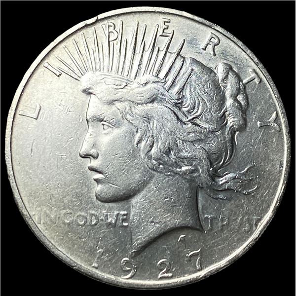 1927-D Peace Silver Dollar SUPERB GEM BU