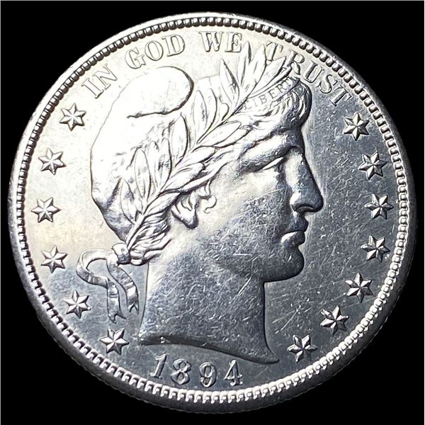 1894-S Silver Barber Half Dollar UNCIRCULATED