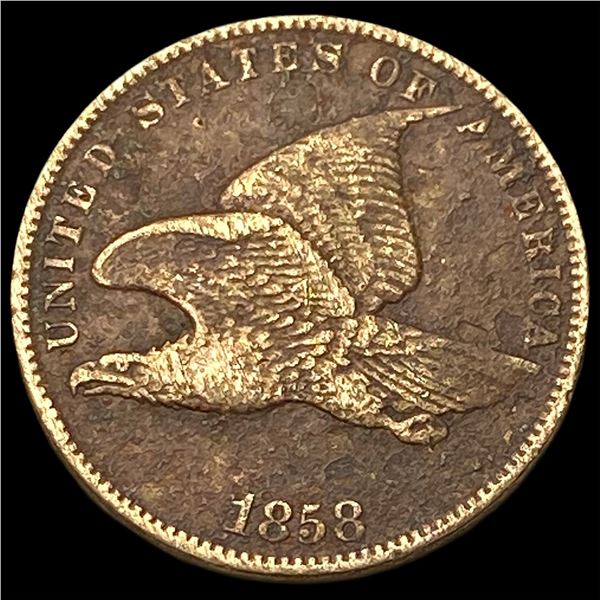 1858 Copper-Nickel Flying Eagle Cent HIGH   GRADE