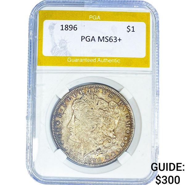 1896 Morgan Silver Dollar PGA MS63+