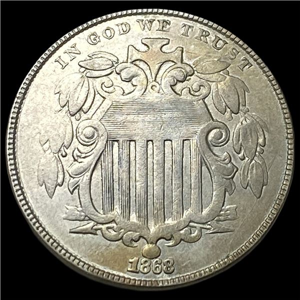 1868 Shield Nickel CLOSELY UNCIRCULATED