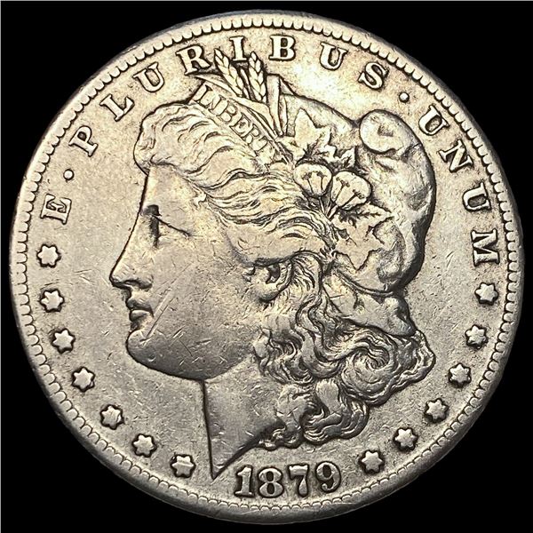 1879-CC Silver Morgan Dollar ABOUT   UNCIRCULATED