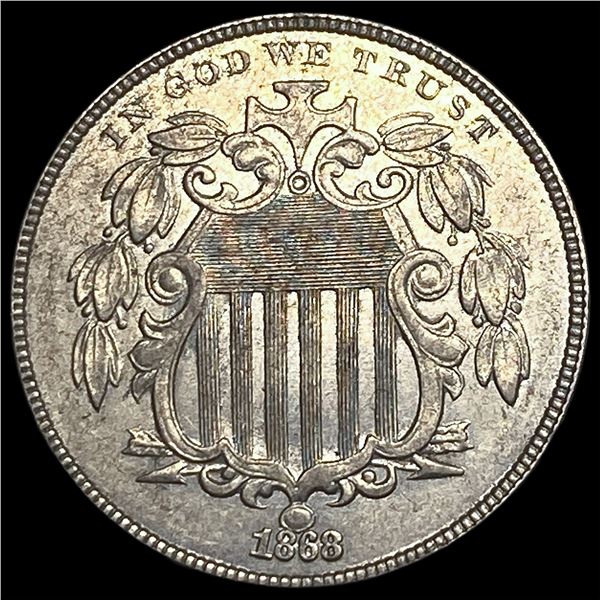 1868 Shield Nickel CLOSELY UNCIRCULATED