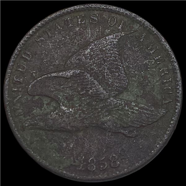 1858 Copper-Nickel Flying Eagle Cent HIGH   GRADE
