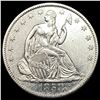 Image 1 : 1858-O Silver Seated Liberty Half Dollar   CLOSELY UNCIRCULATED