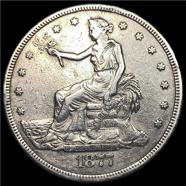 1877-S Silver Trade Dollar LIGHTLY CIRCULATED