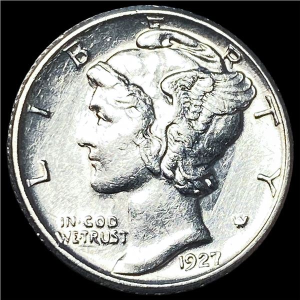 1927-S Silver Mercury Dime CLOSELY   UNCIRCULATED