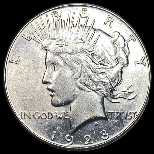 1928-S Silver Peace Dollar LIGHTLY CIRCULATED