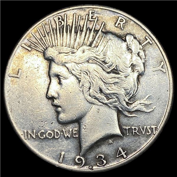 1934-S Peace Silver Dollar CLOSELY   UNCIRCULATED