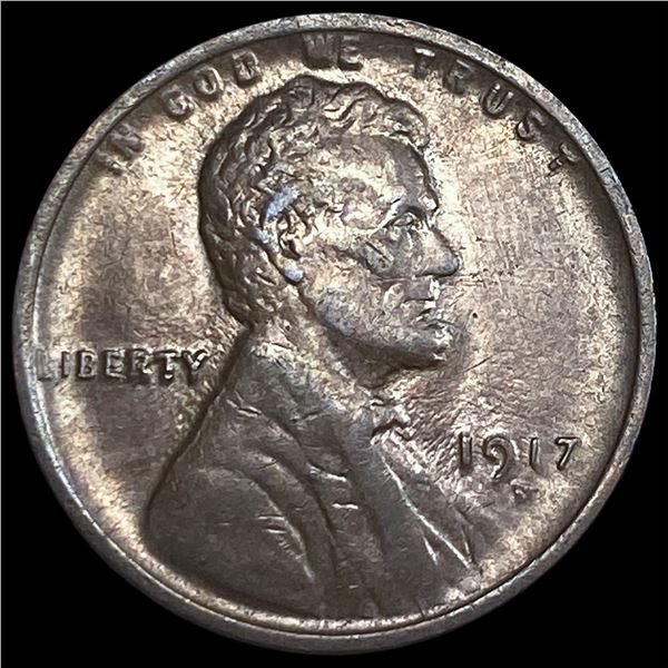 1917-D Lincoln Wheat Cent NEARLY UNCIRCULATED
