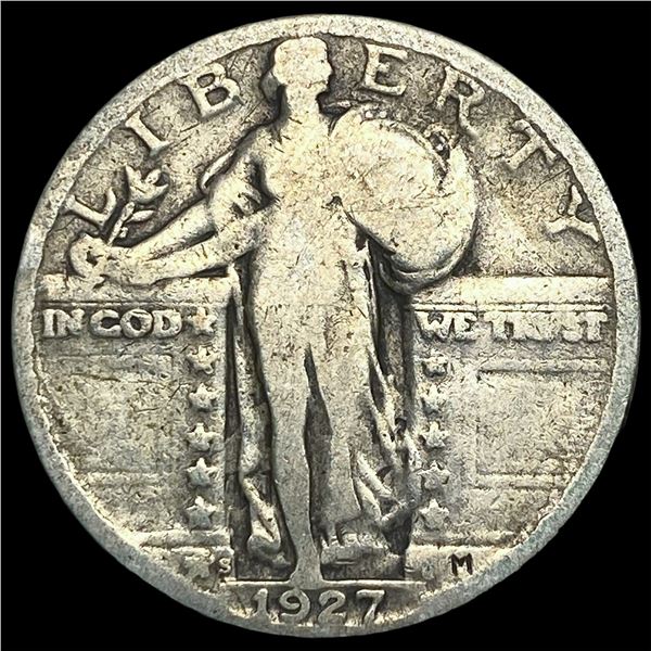 1927-S Silver Standing Liberty Quarter NICELY   CIRCULATED