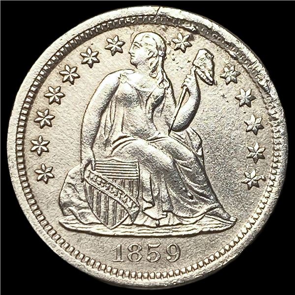 1859-O Silver Seated Liberty Dime   UNCIRCULATED