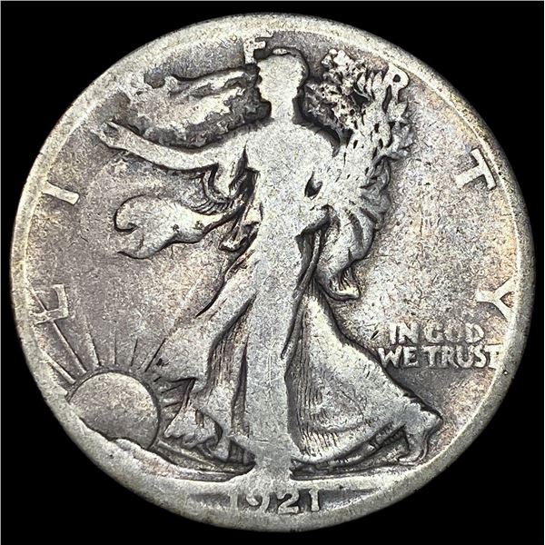 1921-S Silver Walking Liberty Half Dollar   NICELY CIRCULATED
