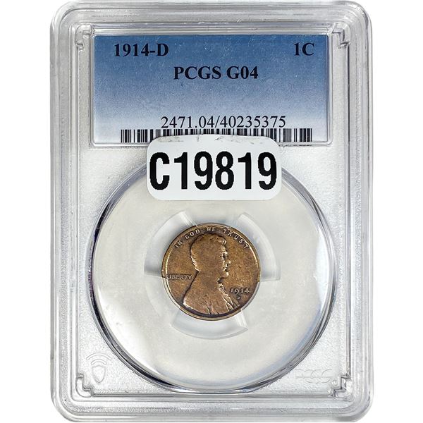 1914-D Wheat Cent PCGS G04