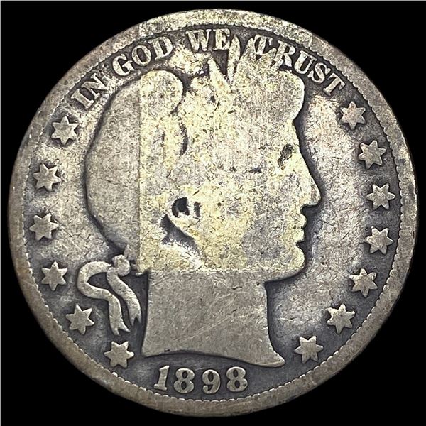 1898-O Silver Barber Half Dollar NICELY   CIRCULATED