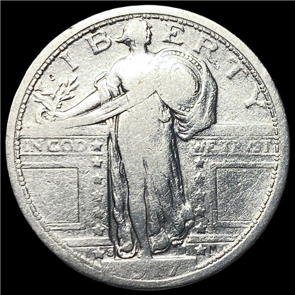 1917-S Type 1 Standing Liberty Quarter NICELY   CIRCULATED