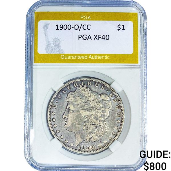 1900-O/CC Morgan Silver Dollar PGA XF40