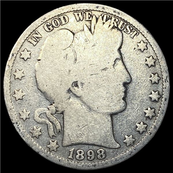 1898-O Silver Barber Half Dollar NICELY   CIRCULATED