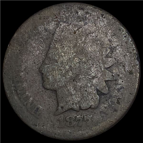 1877 Indian Head Cent NICELY CIRCULATED
